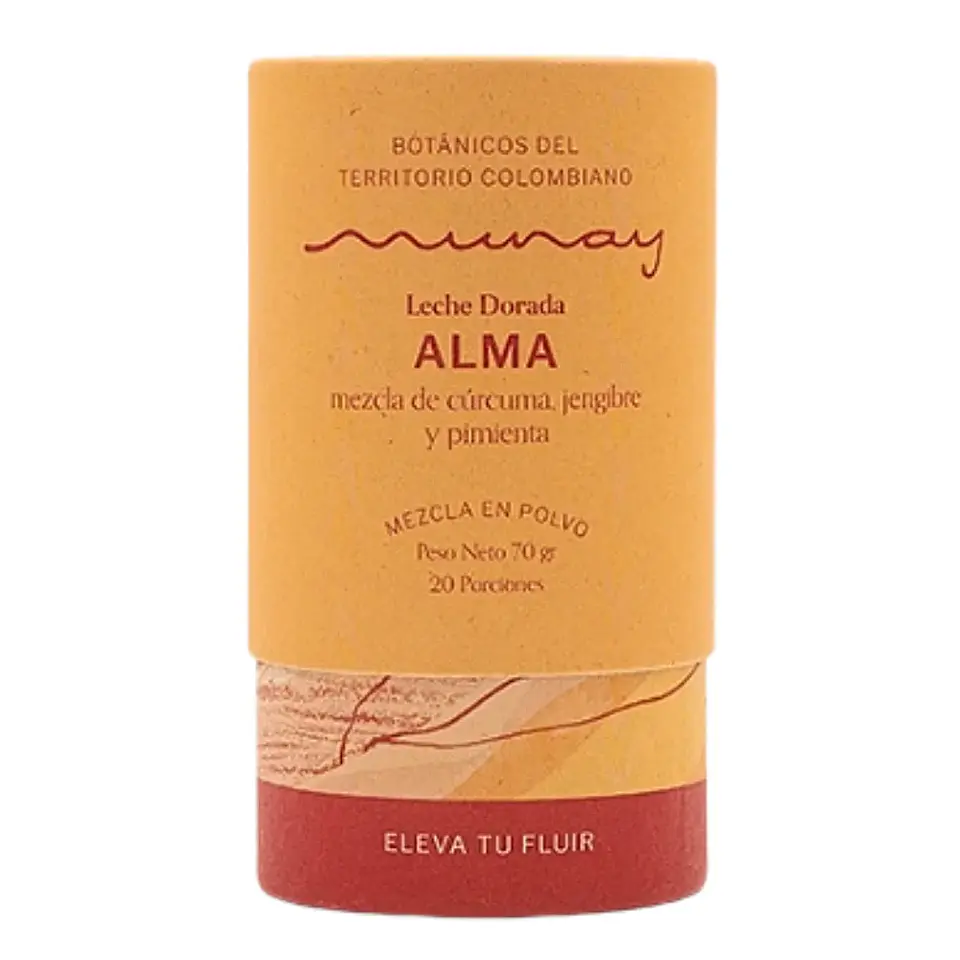 Leche Dorada Alma 70 gr Mezcla en Polvo Munay 1
