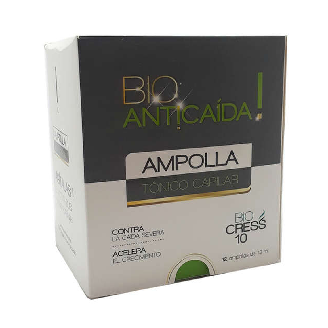 Bio Anticaída Tónico Capilar 12 Ampollas Bio Cress 10 1