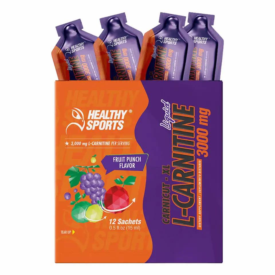 L Carnitina 3000 mg Carnicut XL 12 Sachets Healthy Sports  1