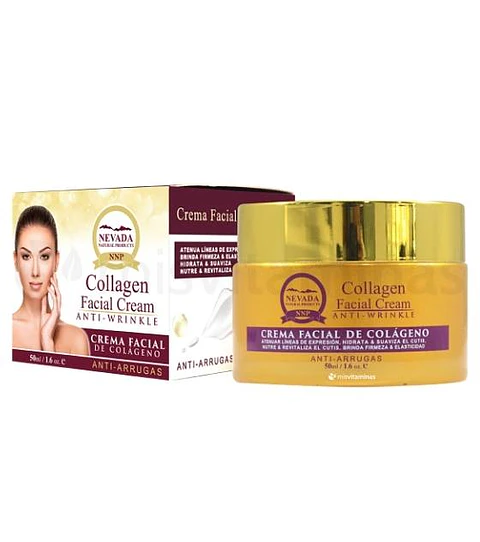 Crema Facial de Colágeno Anti Arrugas Nevada