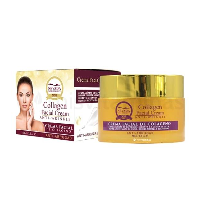Crema Facial de Colágeno Anti Arrugas Nevada 1