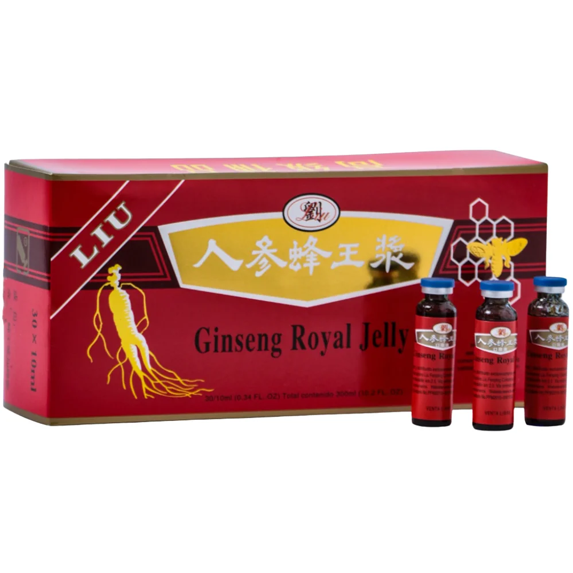 Ginseng Royal Jelly 30 Ampolletas Liu  1