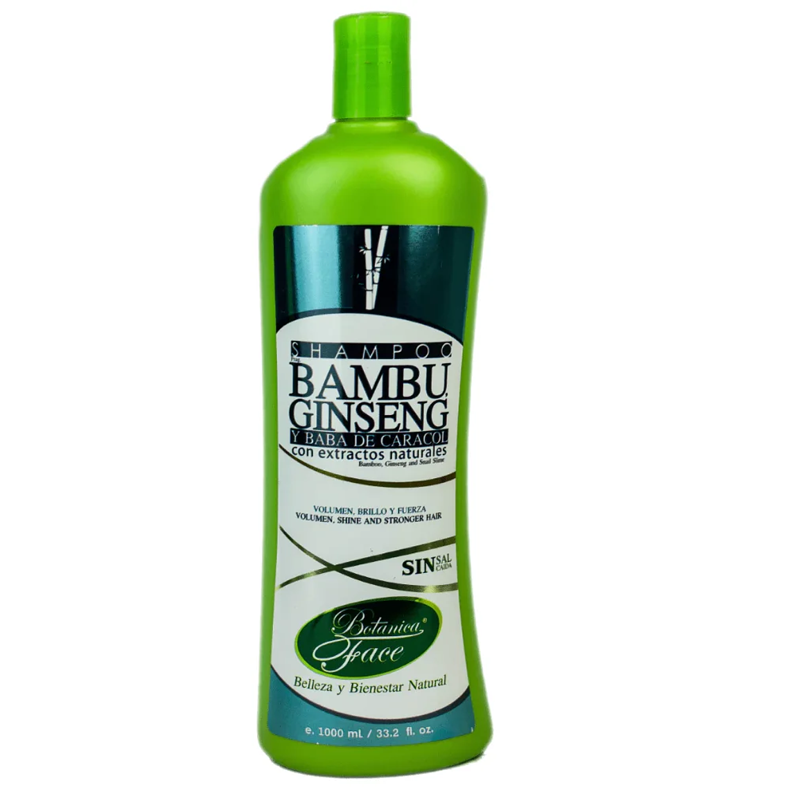 Shampoo Bambu Ginseng y Baba de Caracol 1000 ml Botanica Face 1