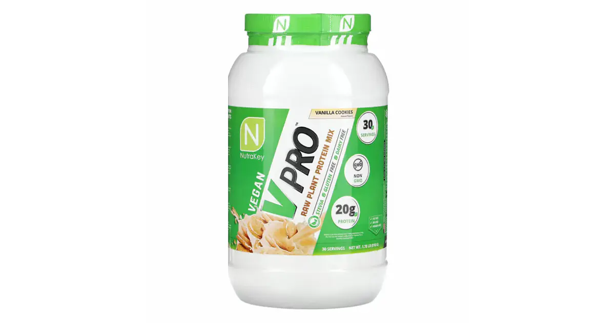 VPro Vainilla Proteína Vegana 810 gr Nutrakey