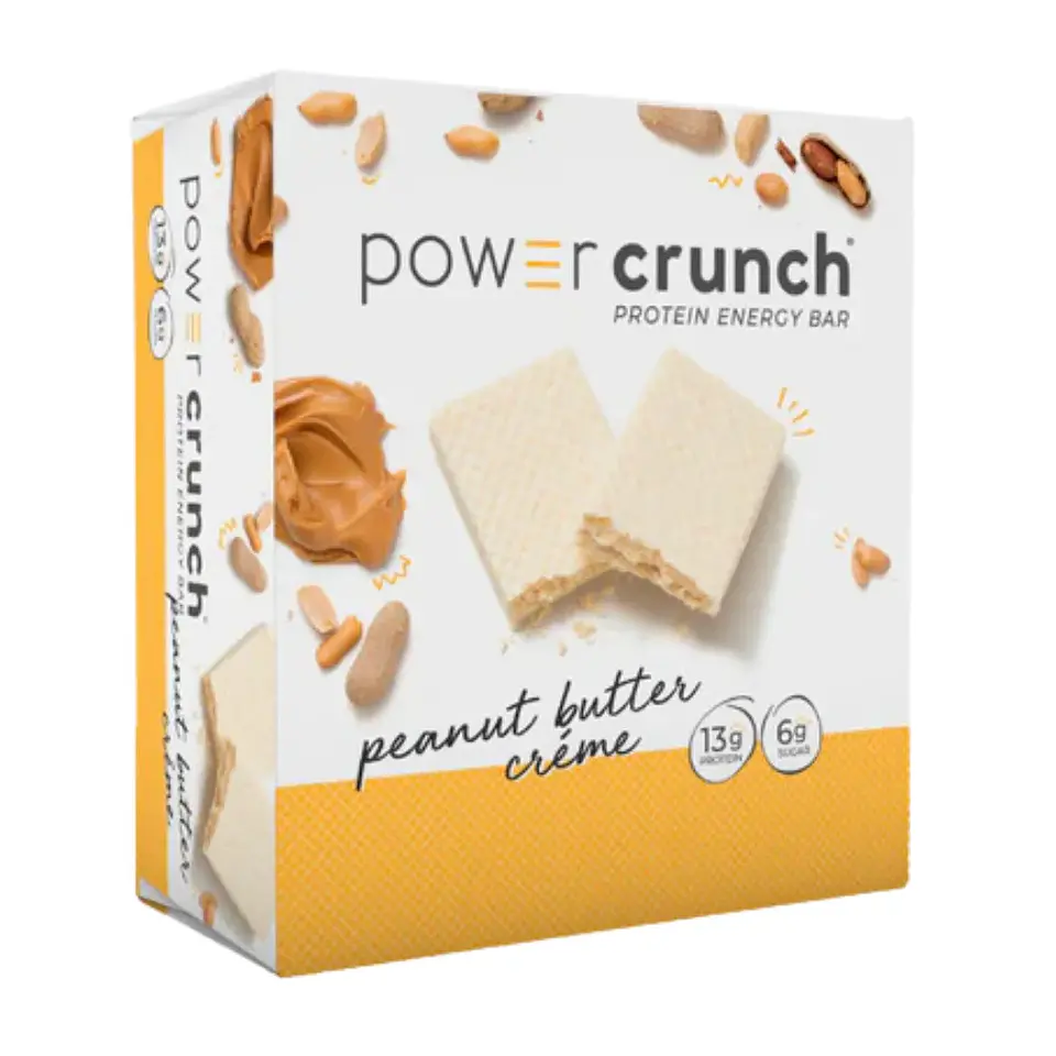 Power Crunch Galleta de Proteína Crema de Maní Caja 12 Unidades 1