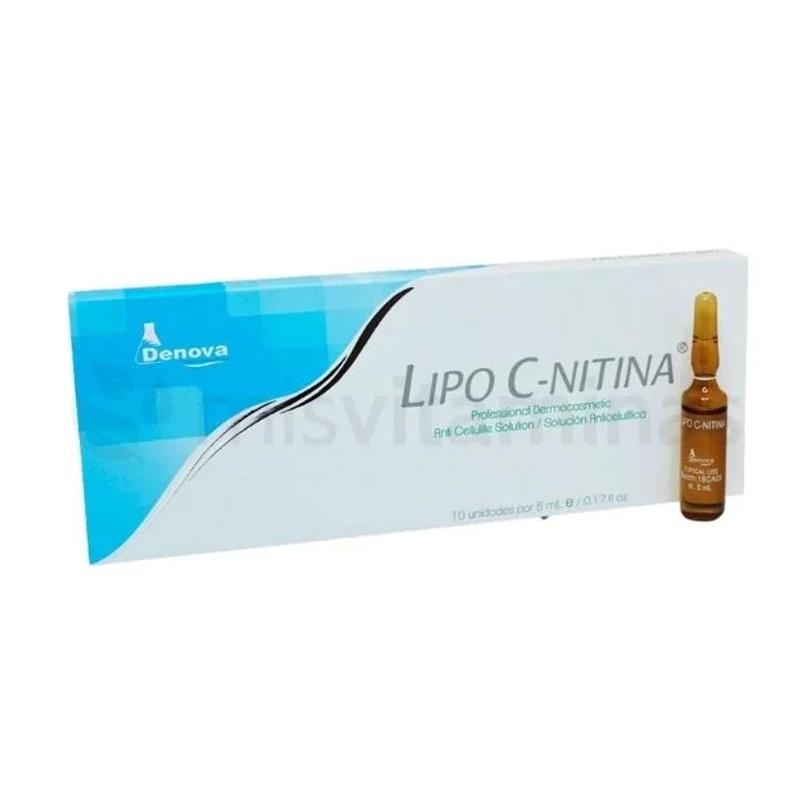 Lipo C-Nitina L Carnitina 10 Ampolletas Denova  1