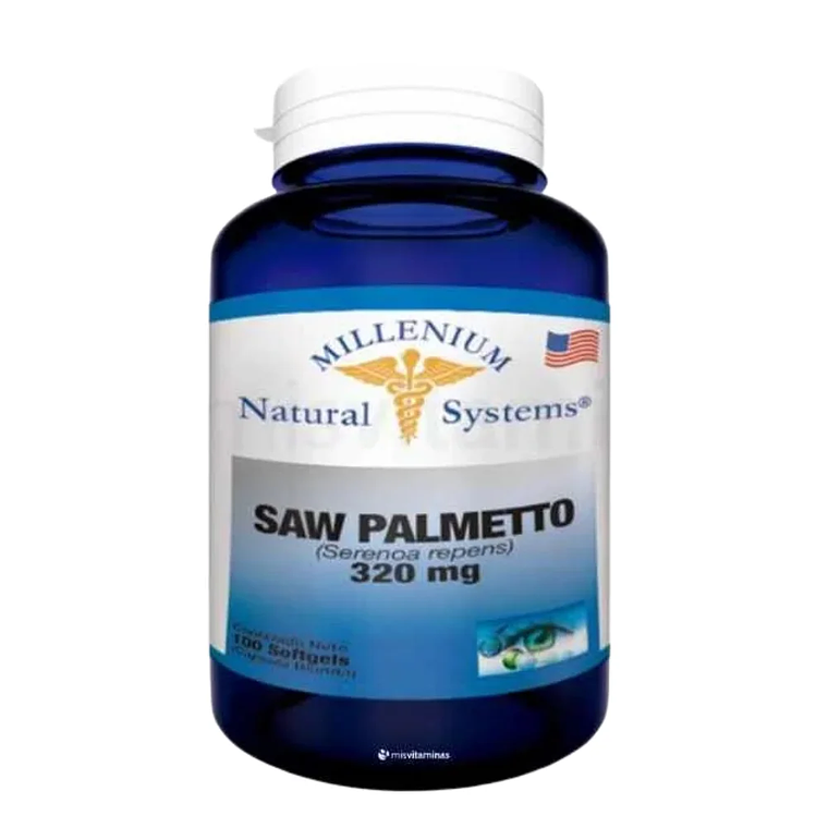 Saw Palmetto 320 mg Natural System 100 Softgels 1