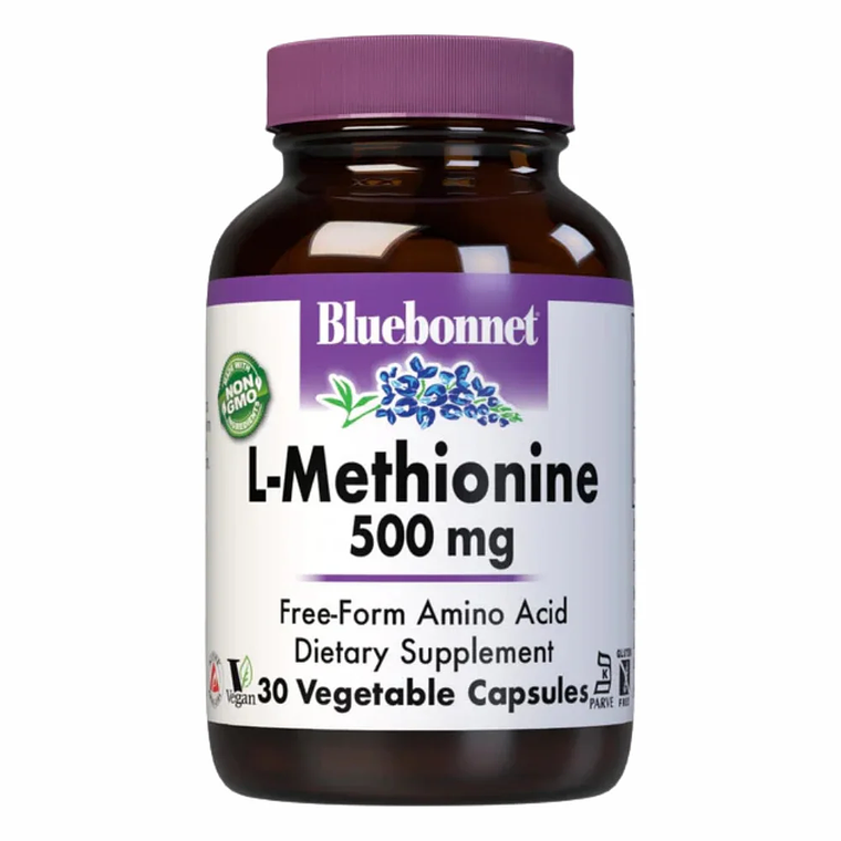 L-Methionine 500 mg 30 Cápsulas Bluebonnet 1