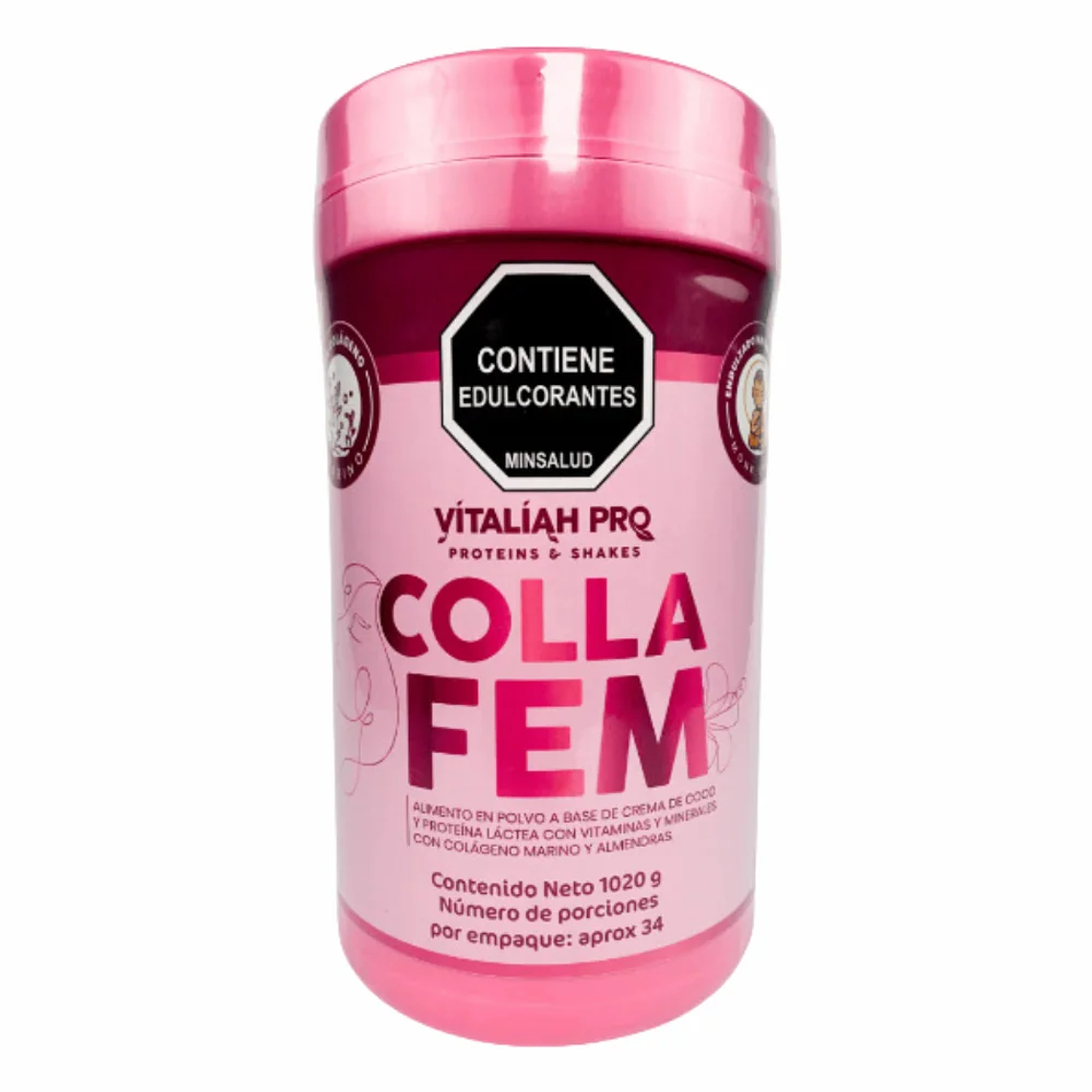 Collafem Colágeno Marino 1020 gr Vitaliah Pro 1