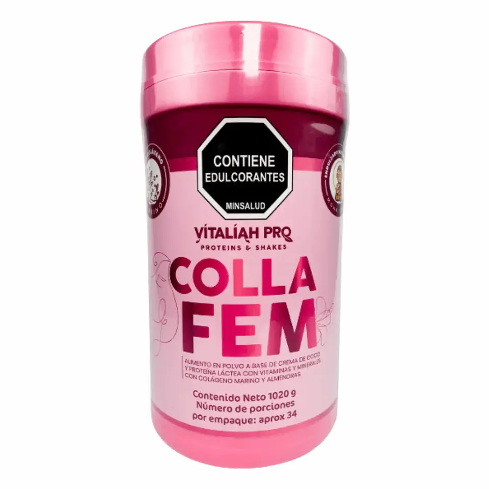 Collafem Colágeno Marino 1020 gr Vitaliah Pro 1