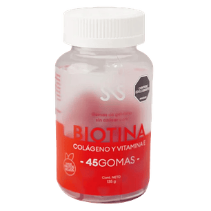 Biotina Colágeno y Vitamina E 45 Gomas Bio Cress 10