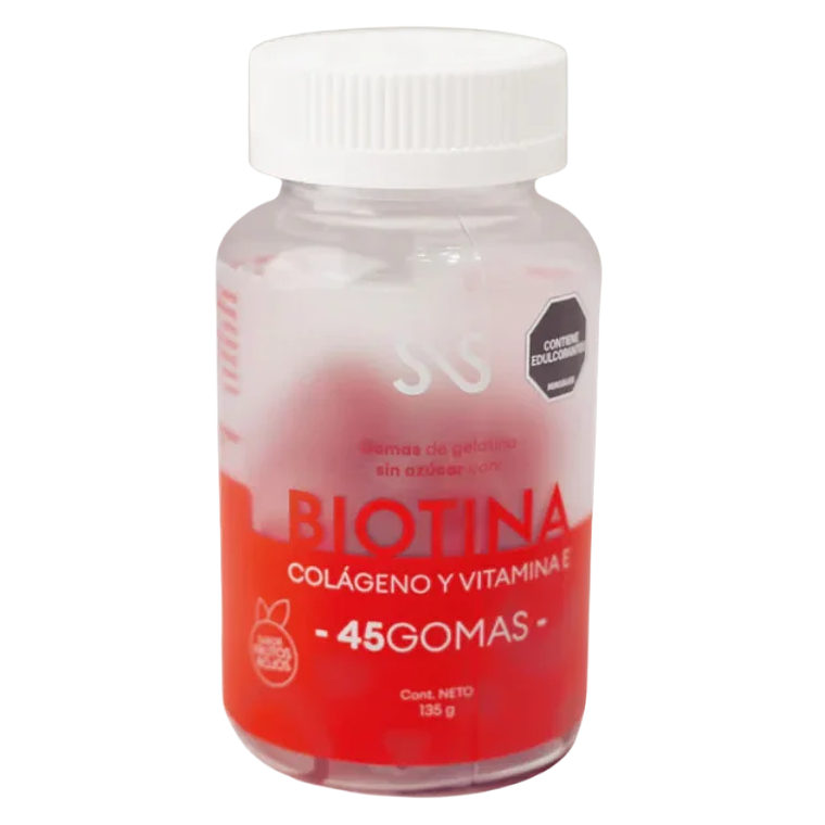 Biotina Colágeno y Vitamina E 45 Gomas Bio Cress 10 1