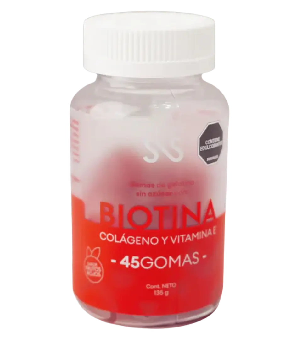 Biotina Colágeno y Vitamina E 45 Gomas Bio Cress 10 1
