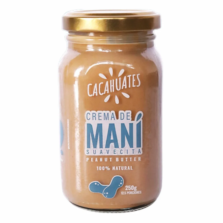 Crema de Maní Suavecita 250 g Cacahuates 1