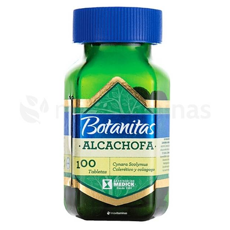 Alcachofa 100 Tabletas Botanitas 1
