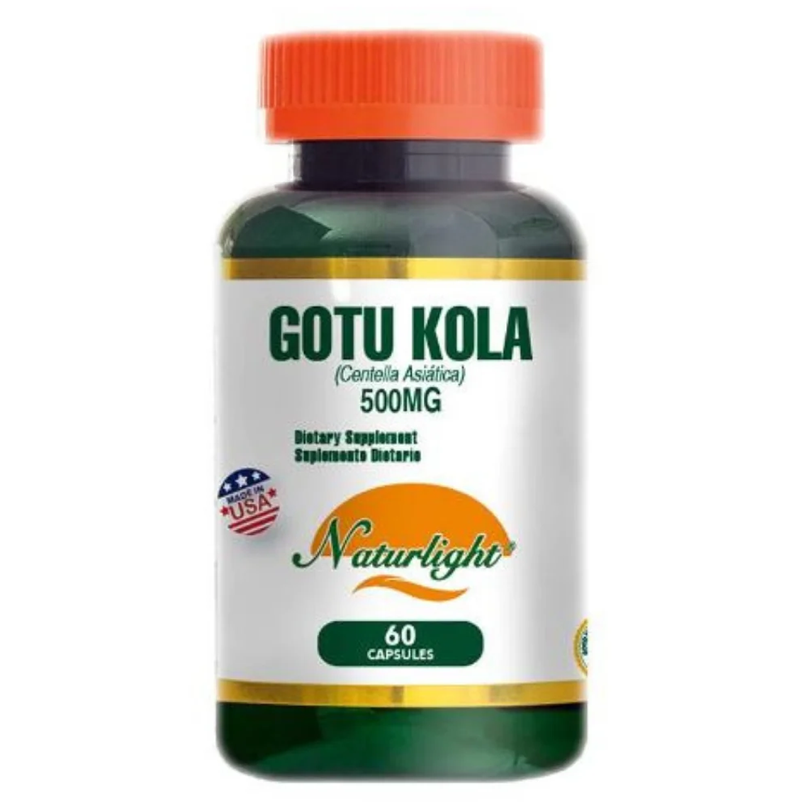 Gotu Kola Centella Asiatica 60 Cápsulas Naturlight 1
