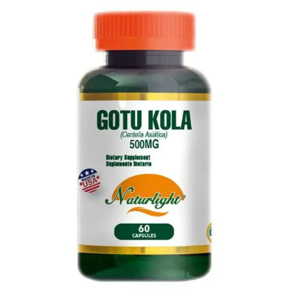 Gotu Kola Centella Asiatica 60 Cápsulas Naturlight 1