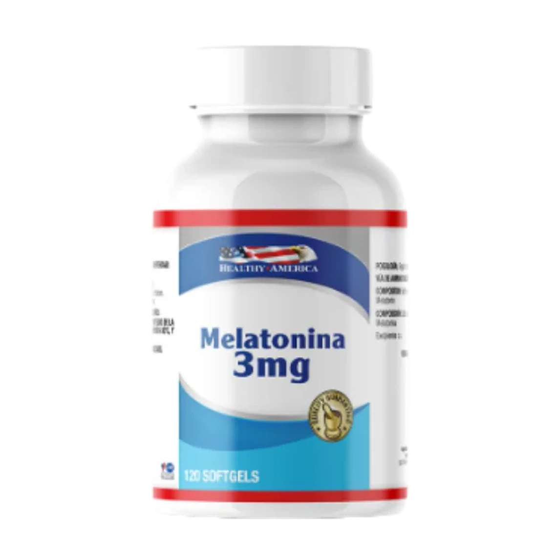 Melatonina 3 mg Healthy America 120 Softgels 1