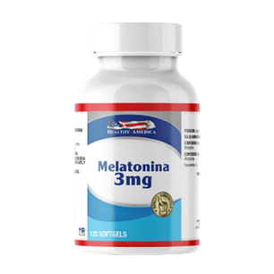 Melatonina 3 mg Healthy America 120 Softgels