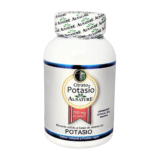 Citrato de Potasio 700 mg 60 Discos Alnature