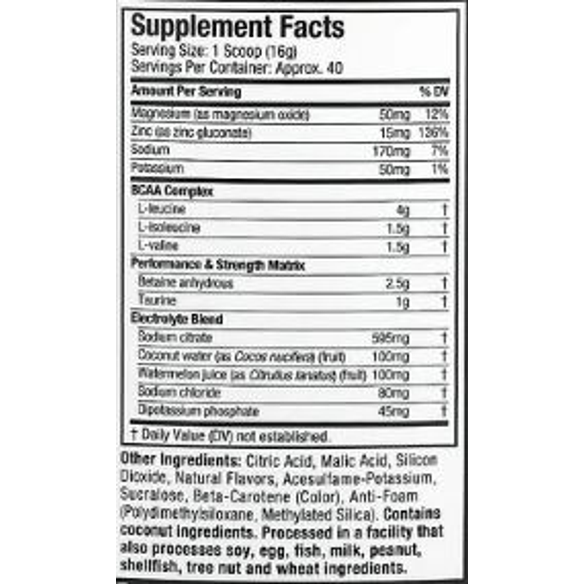 Amino Build Performance-Enhancing Muscletech 40 Servicios  2