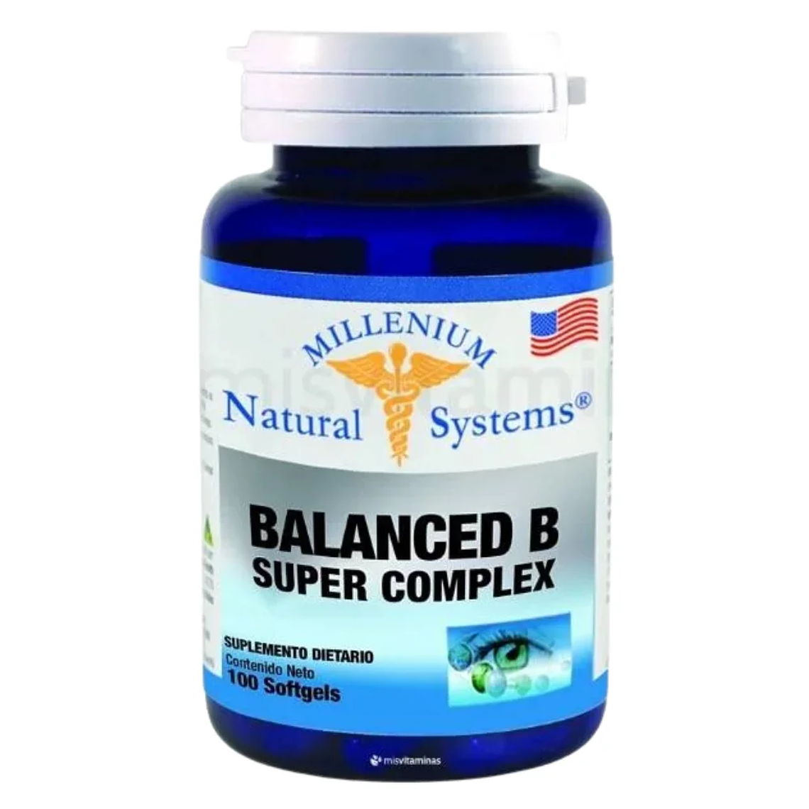 Balanced B Super Complex 100 Softgels Natural Systems 1