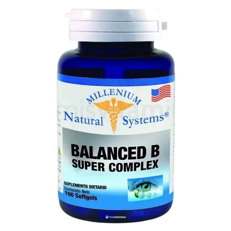 Balanced B Super Complex 100 Softgels Natural Systems 1