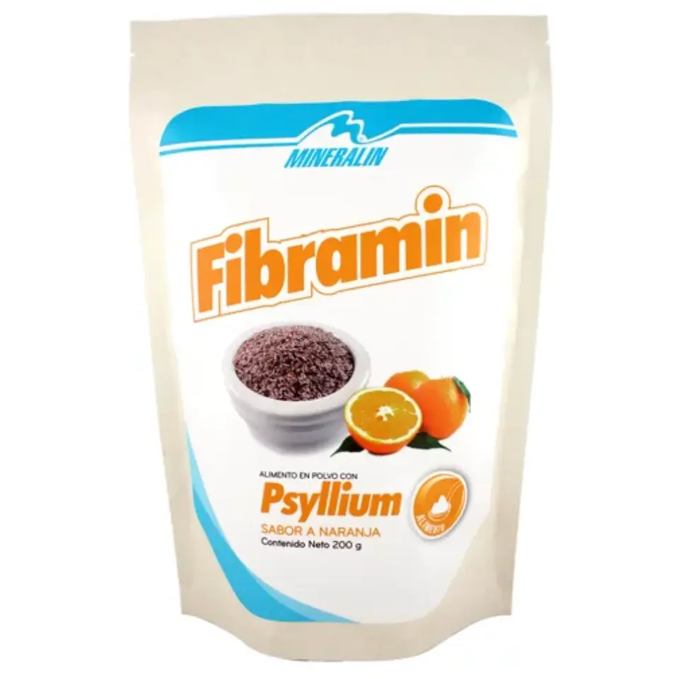 Fibramin Psyllium Sabor Naranja 200 gr Mineralin 1