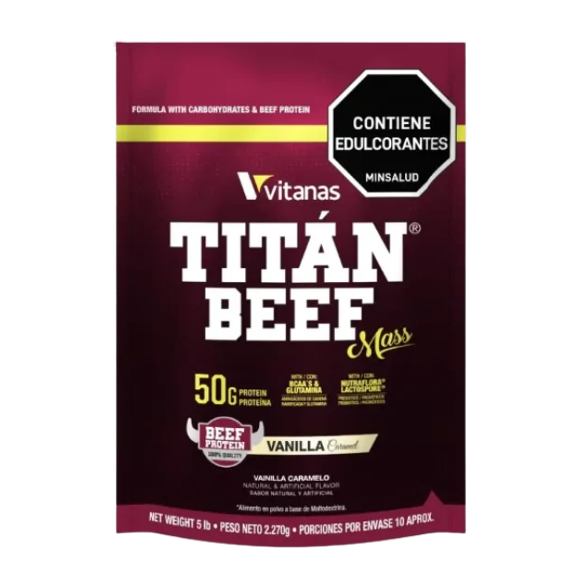 Titan Beef Mass 5 Libras Vitanas 1