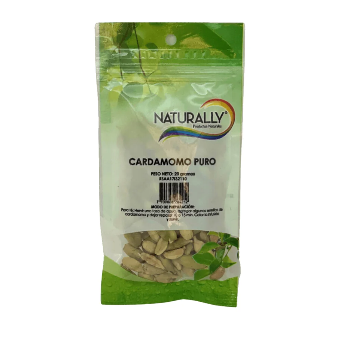 Cardamomo Puro 20 gramos Naturally 1