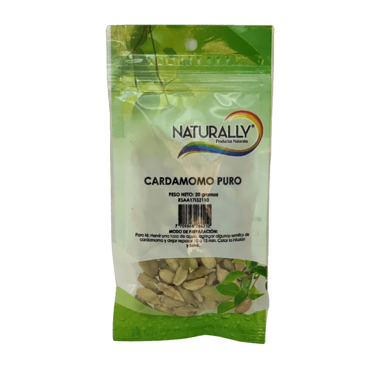 Cardamomo Puro 20 gramos Naturally 1
