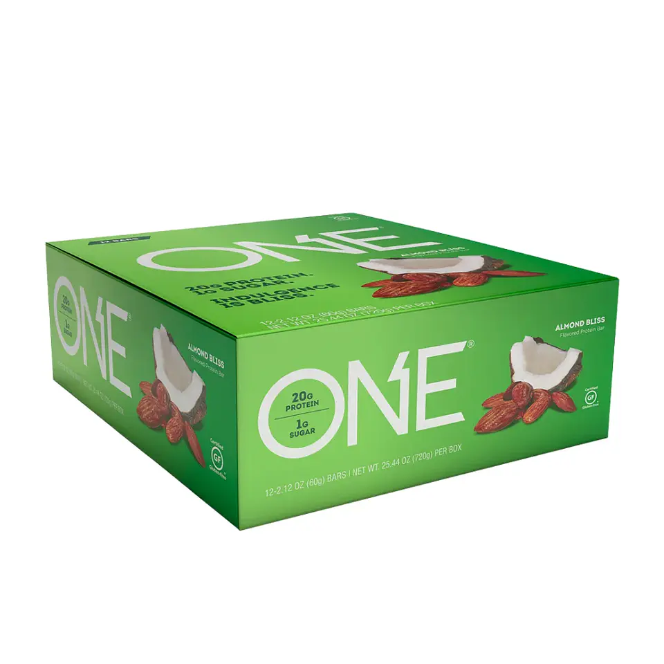 One Yeah Chocolate Almond Bliss Caja 12 barras 1