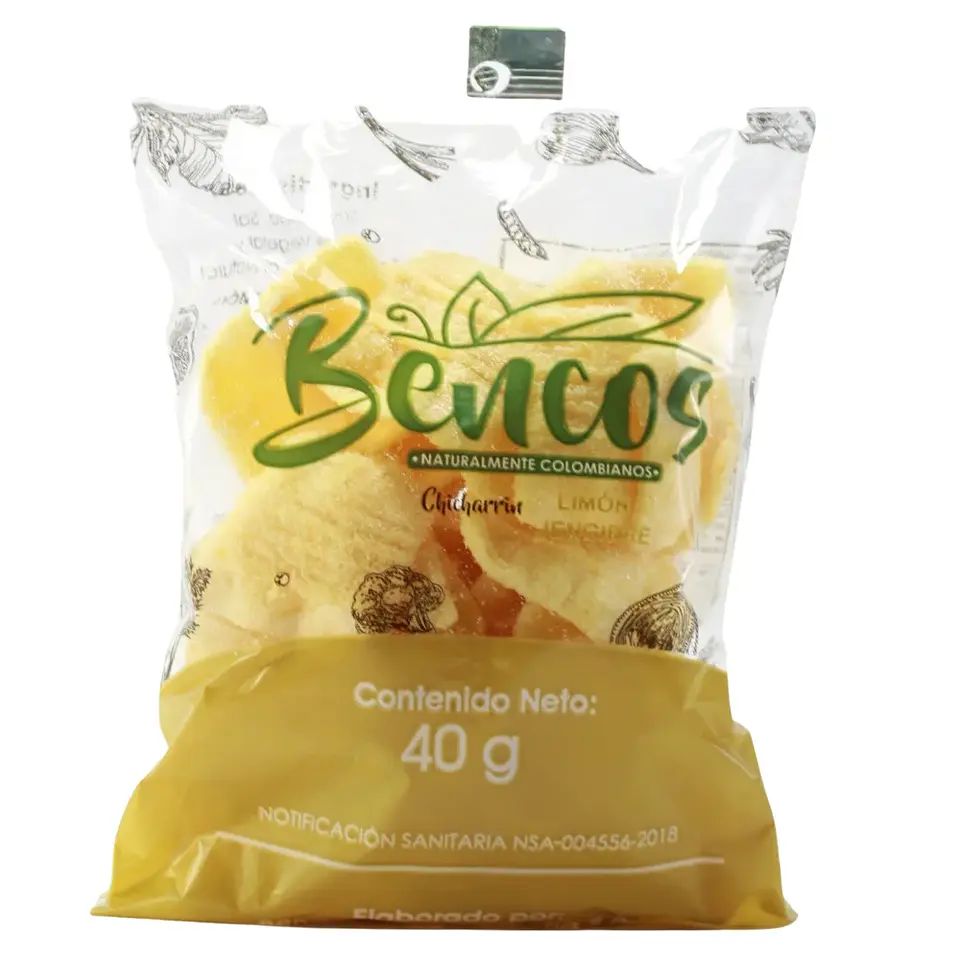Chicharrin Limón y Jengibre 40 g Bencos 1
