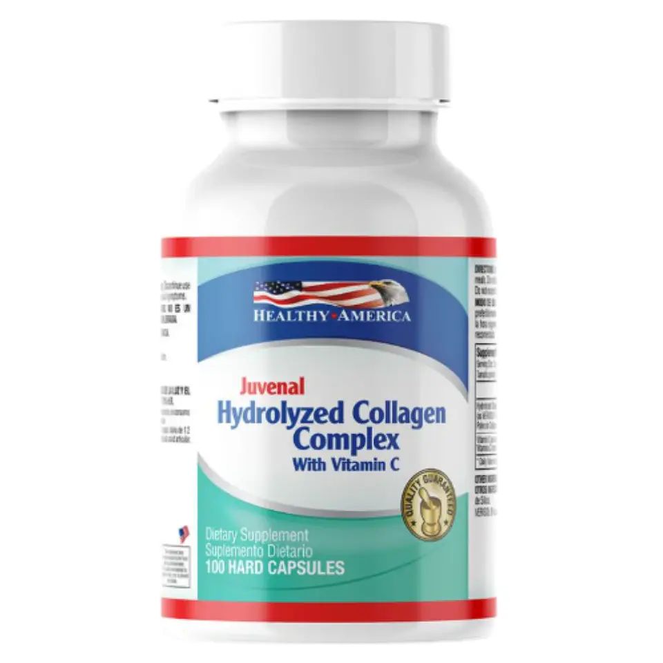 Colageno Hidrolizado 100 Cápsulas Healthy America 1