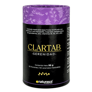 Clartab Serenidad 60 Caramelos Masticables Naturasol