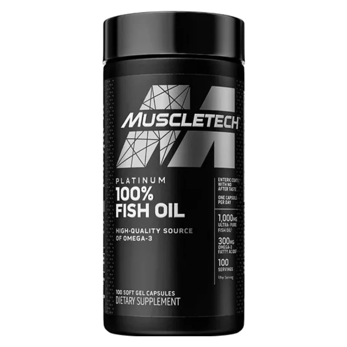 Fish Oil 100% 100 Softgels Muscletech 1