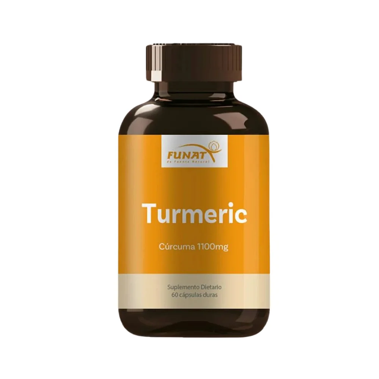 Turmeric curcuma 1100mg 60 capsulas Funat  1