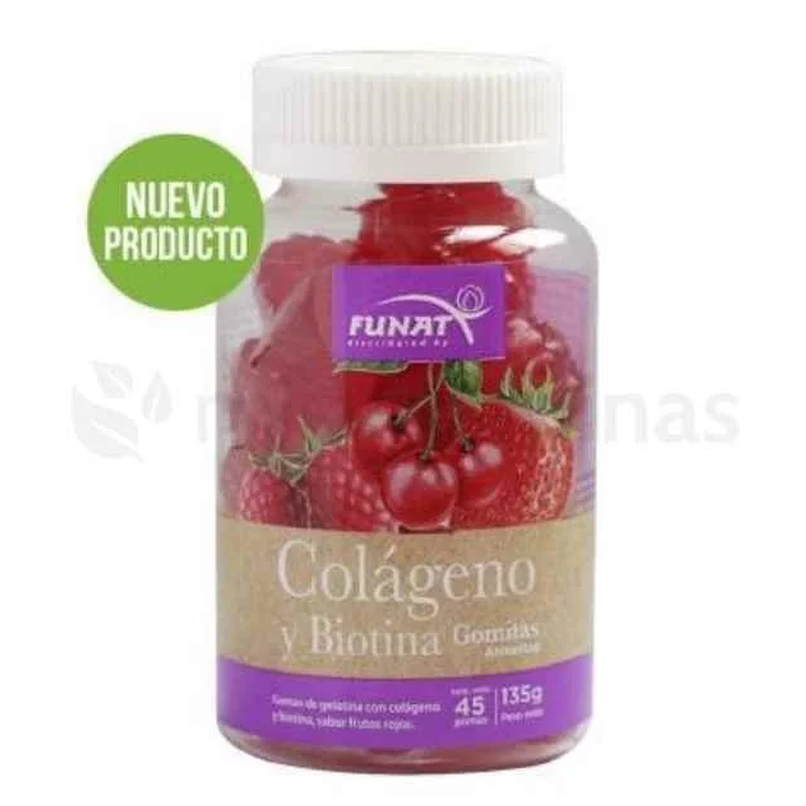 Colágeno y Biotina en Gomitas Funat  1