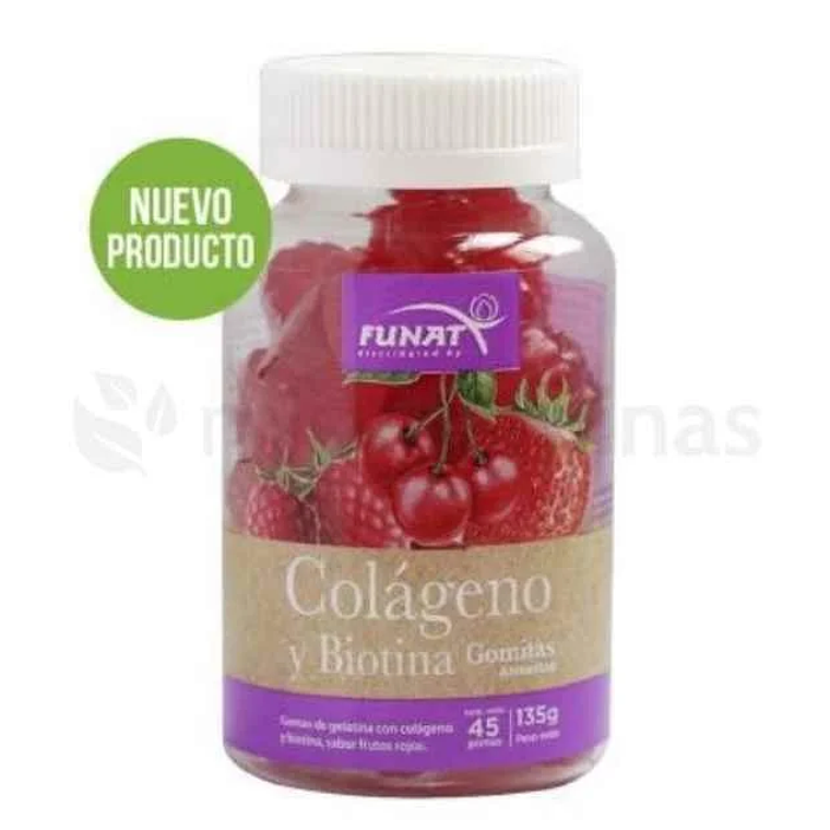 Colágeno y Biotina en Gomitas Funat  1