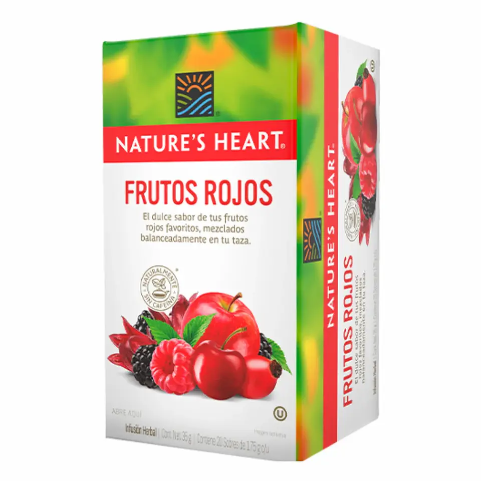 Infusión Frutos Rojos 20 Sobres Nature's Heart 1