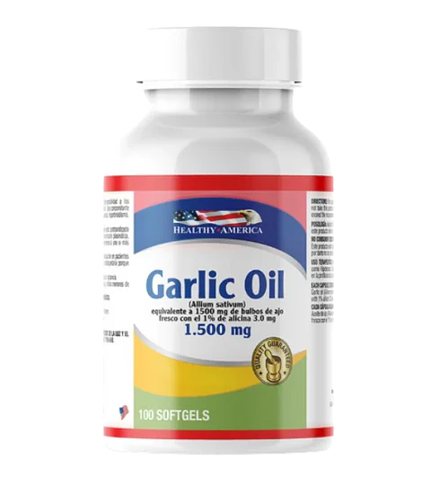 Garlic Oil 1500 mg 100 softgels Healthy America