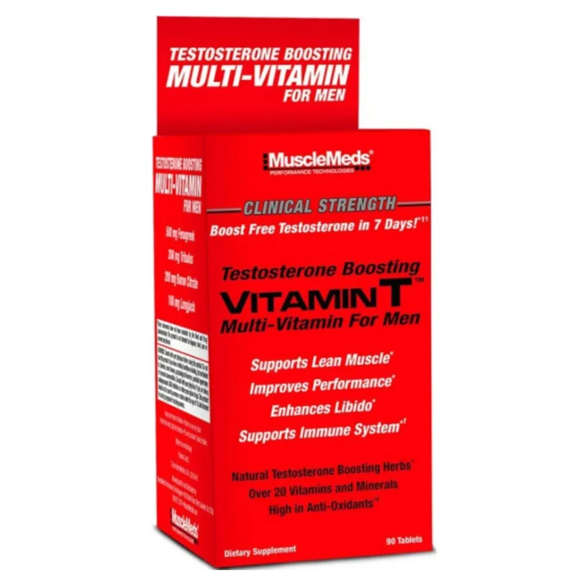 Vitamin T Multivitaminico para hombre 90 Tabletas Musclemeds 1
