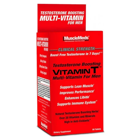 Vitamin T Multivitaminico para hombre 90 Tabletas Musclemeds