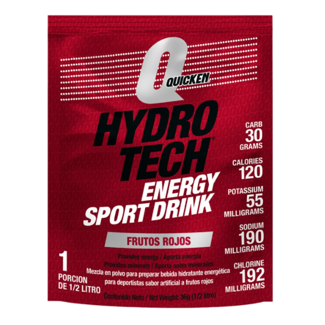 Quicken Hydrotech Sobre 36 g Frutos Rojos 1