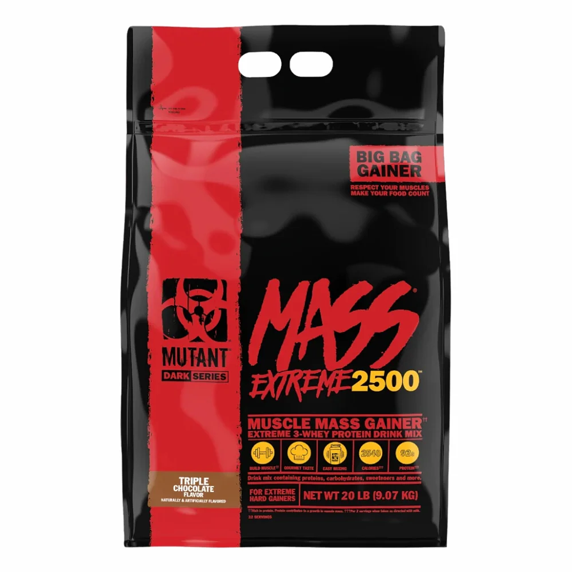 Mass Extreme 2500 Triple Chocolate 20 Libras Mutant 1
