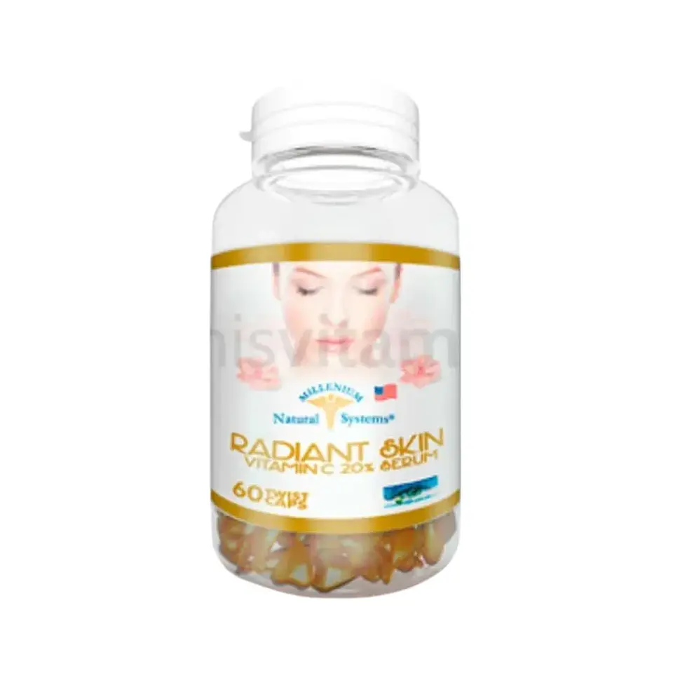 Radiant Skin Vitamina C 60 Cápsulas Natural Systems 1