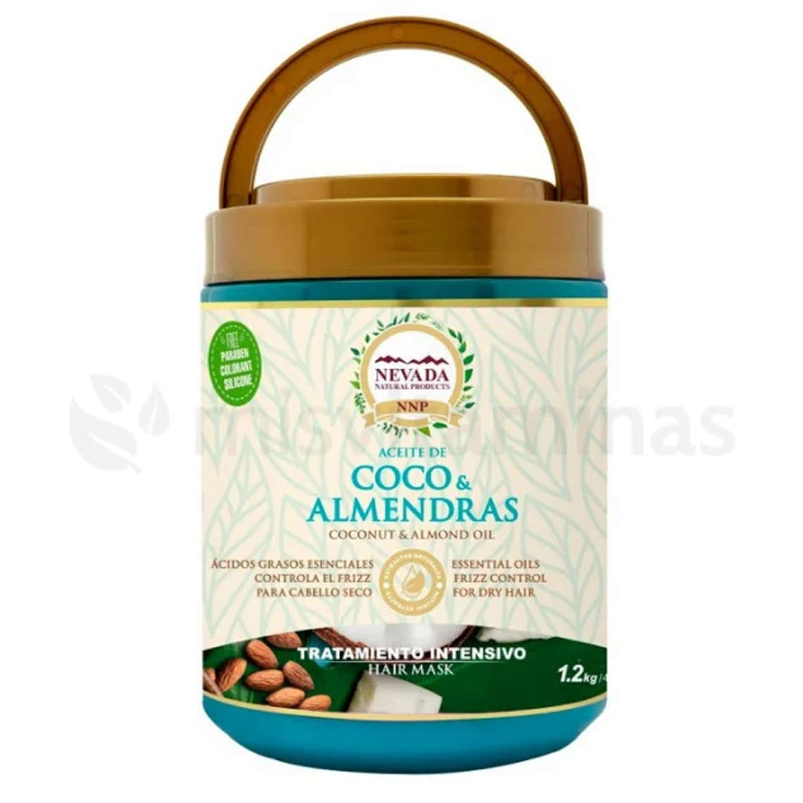 Tratamiento Capilar Aceite de Coco y Almendras Nevada 1.2 kg 1