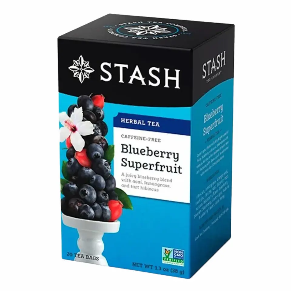 Té Herbal Blueberry 20 Bolsas Stash 1