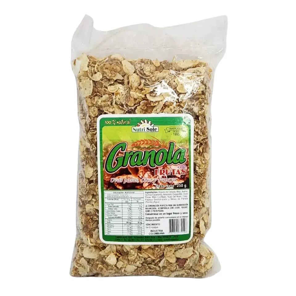 Granola con Frutas 250 g Nutri Sole 1