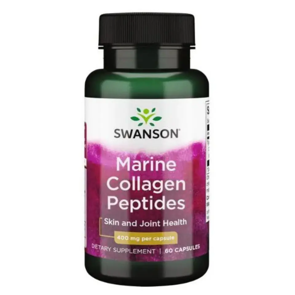 Marine Collagen Peptides 60 Cápsulas Swanson 1